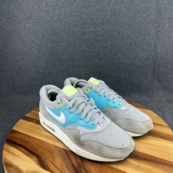 Nike Air Max 1 Essential Wolf Gray Blue White 599820-024 Sz 12 - Picture 2 of 14